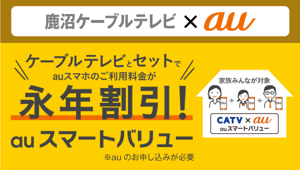 ケーブルプラス電話｜auスマートバリュー